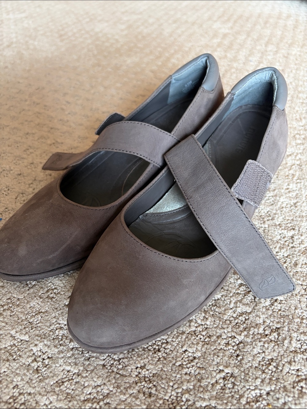 Nurture by Lamaze Women's Mary Jane Flats in Taupe